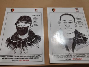 Ini Sketsa Wajah Pelaku Penembakan Maut Pengusaha di Kelapa Gading