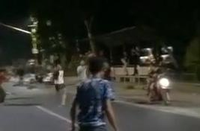 Screenshot viral balap lari liar di Pematangsiantar (dok. Instagram @kevinjhodys)