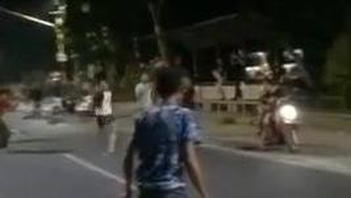 Screenshot viral balap lari liar di Pematangsiantar (dok. Instagram @kevinjhodys)