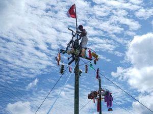 Tertimpa saat Ikut Lomba Panjat Pinang, Pria di Deli Serdang Tewas