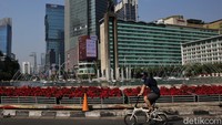 Diketahui, kehadiran bunga berwarna merah dan putih untuk merayakan HUT RI ke-75.