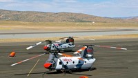 Bicara spesifikasi, helikopter Chinook CH-47D yang akan digunakan BNPB dilengkapi dengan dua mesin T55-GA-714A yang masing-masing menghasilkan lebih dari 5.000 tenaga kuda. Foto: Billings Flying Service