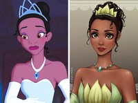 karakter disney jadi anime