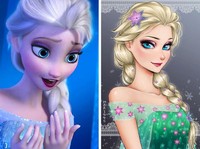 karakter disney jadi anime