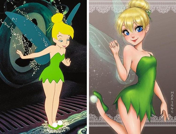 karakter disney jadi anime karakter disney jadi anime