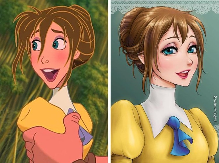 karakter disney jadi anime karakter disney jadi anime