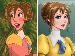 Kala Karakter Cantik Disney Disulap Versi Anime