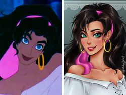 Kala Karakter Cantik Disney Disulap Versi Anime