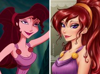karakter disney jadi anime