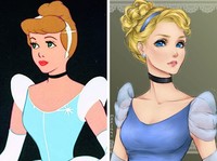 karakter disney jadi anime