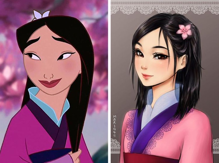 karakter disney jadi anime karakter disney jadi anime