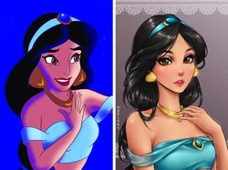 Kala Karakter Cantik Disney Disulap Versi Anime