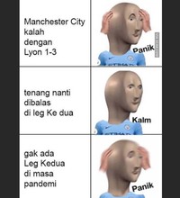 Man City gagal lagi dalam upaya untuk meraih trofi Liga Champions untuk pertama kalinya usai dikalahkan 1-3 oleh Lyon.