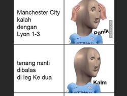 Meme Man City Gagal Maning di Liga Champions