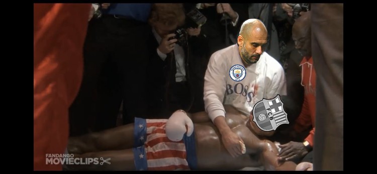 Meme Man City Man City gagal lagi dalam upaya untuk meraih trofi Liga Champions untuk pertama kalinya usai dikalahkan 1-3 oleh Lyon.