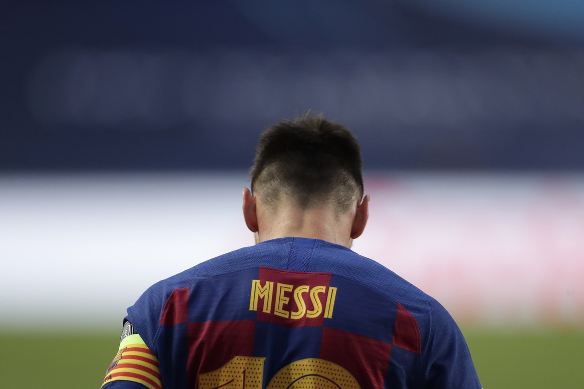 Lionel Messi lagi marah banget! (AP/Manu Fernandez)