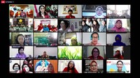 Webinar yang turut dihadiri Ketua KPAI dan organisasi kewanitaan tersebut mengapresiasi penghargaan Kowani karena mengadakan rapid tes untuk 3000 orang, mengadakan Webinar terbanyak dan pemberian bantuan kepada masyarakat terbanyak. Istimewa/Dok. Kowani.