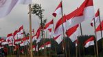 Ribuan Bendera Merah Putih Hiasi Poetoek Suko Mojokerto