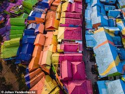 Karya Fotografer Drone Belgia Abadikan Keindahaan Alam Indonesia