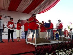 Anies Mulai Pembangunan Kampung Susun Akuarium di HUT Ke-75 RI