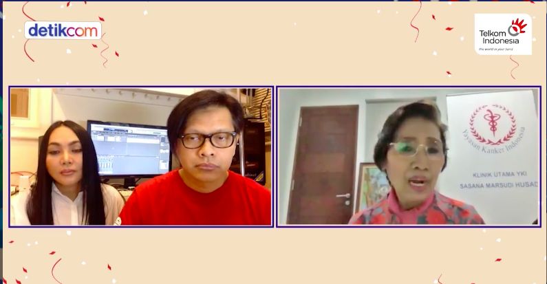 Ibu Kentik, Armand Maulana, dan Dewi Gita dalam Senyum untuk Kamu Spesial, Semangat Satu Indonesia (detikcom)