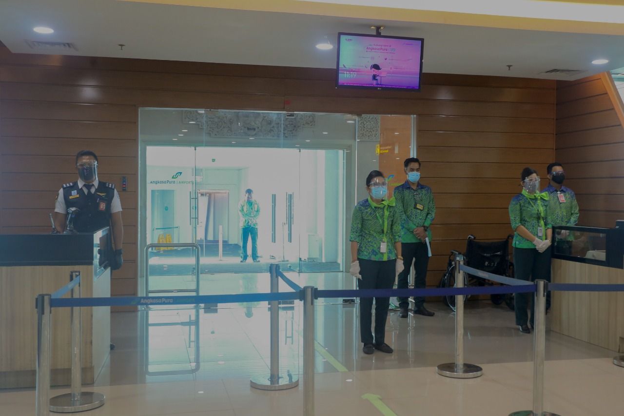 Khidmatnya Peringatan HUT RI di Bandara I Gusti Ngurah Rai