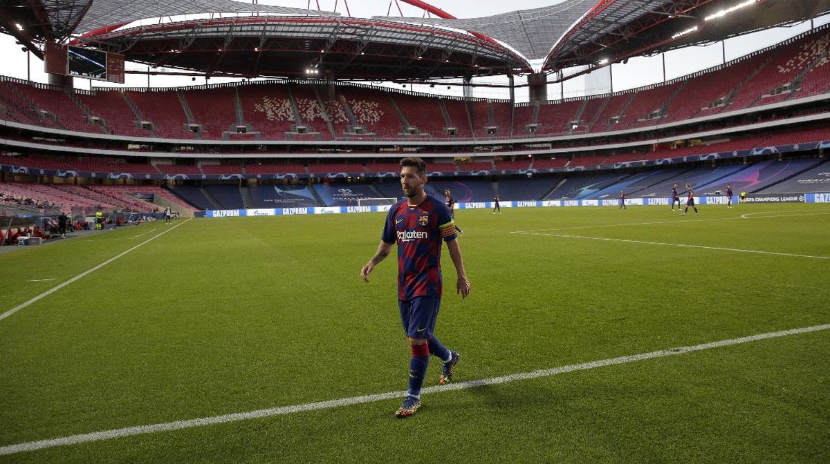 Lionel Messi dikabarkan ingin hengkang dari Barcelona. (Foto: Getty Images/Pool)