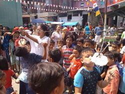 Semangatnya Anak Medan Ikut Lomba Makan Kerupuk Meski Ada Pandemi Corona