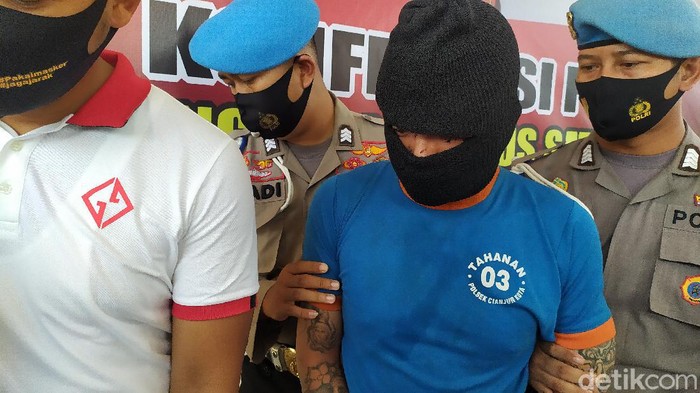 Lutfi pelaku utama pembacokan anggota polisi di Cianjur ditangkap.