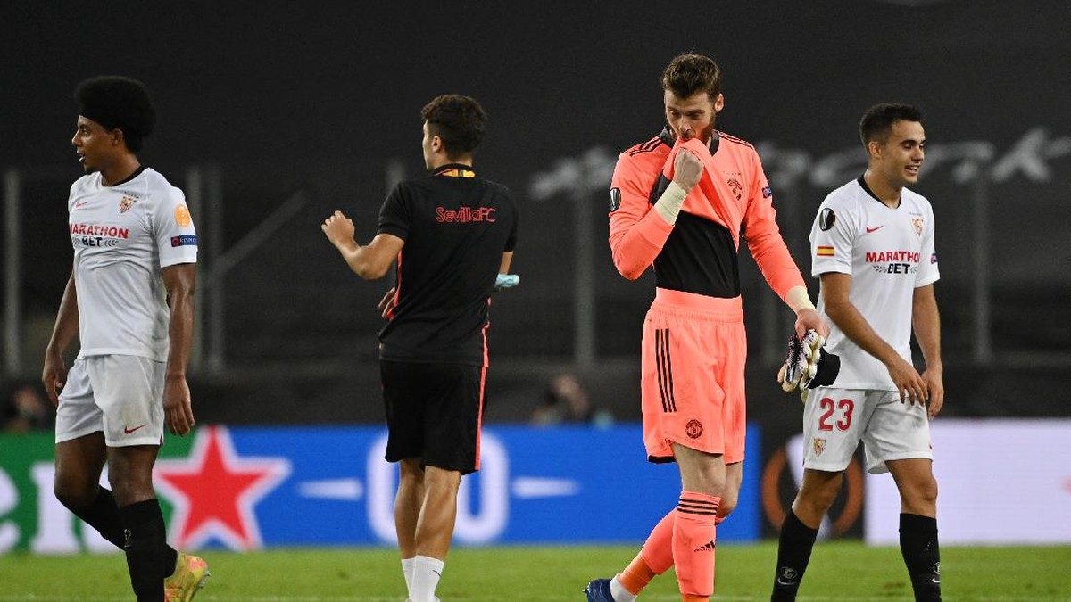 David de Gea bersikeras, Man United sudah lebih baik daripada musim sebelumnya meski gagal meraih trofi di musim ini. Foto: Getty Images/Pool