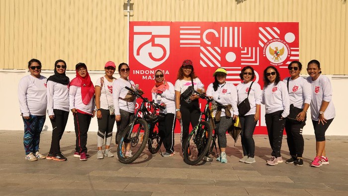 Masyarakat Indonesia yang berada di Phnom Penh, Kamboja memperingati HUT ke-79 Republik Indonesia