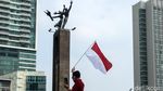 Momen Peringatan Detik-detik Proklamasi di Bundaran HI