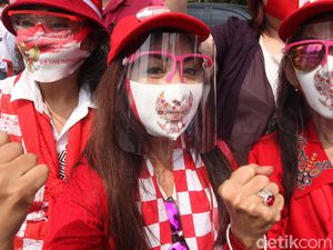 Momen Peringatan Detik-detik Proklamasi di Bundaran HI