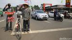 Potret Peringatan Detik-detik Proklamasi di Jalan Raya
