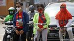 Potret Peringatan Detik-detik Proklamasi di Jalan Raya