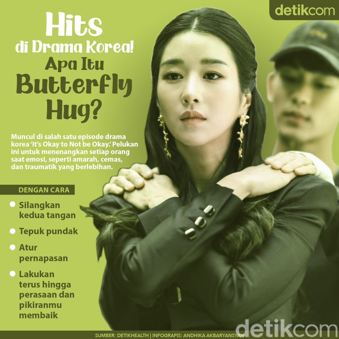Redam Emosi dengan Butterfly Hug ala Drakor, Begini Cara Melakukannya