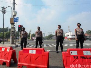 Upacara HUT RI, Jalan Menuju Istana Merdeka Ditutup