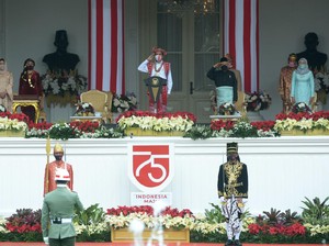 5 Momen saat Upacara HUT RI Digelar di Tengah Pandemi