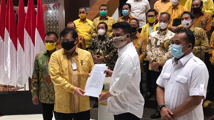 Bobby Nasution dapat dukungan dari Golkar