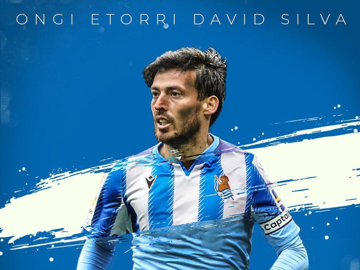 David Silva hijrah ke Real Sociedad. Foto: instagram @realsociedad