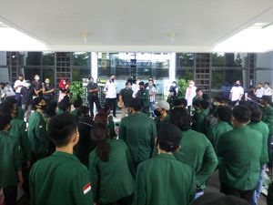 Mahasiswa USU Demo Tuntut Keringanan UKT Tak Diskriminatif