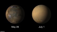 Foto Permukaan Mars