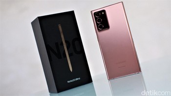 Galaxy Note 20 Ultra, harga saat dirilis mulai dari Rp 18 juta. Foto: Adi Fida Rahman/detikINET