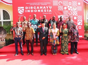 Rayakan HUT RI ke-75 WNI di Tanzania Obati Rasa Rindu