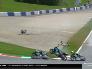 Terguncangnya Rossi dengan Kecelakaan MotoGP Austria: Aku Sangat Takut