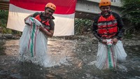 Lomba tersebut untuk memeriahkan perayaan HUT ke-75 RI.