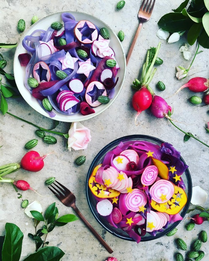 Makanan bertema unicorn Makanan bertema unicorn