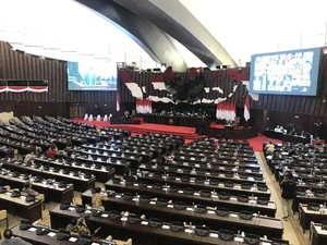 Paripurna RUU P2APBN 2019: 76 Anggota DPR Hadir Fisik, 230 Virtual