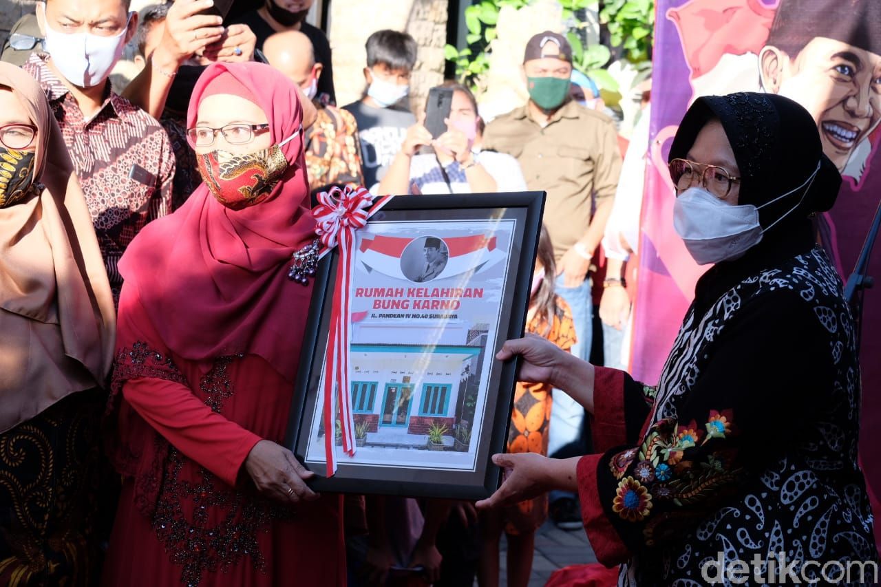 Risma Akan Jadikan Rumah Kelahiran Bung Karno di Jalan Peneleh Gang Pandean IV No 4 Jadi Museum