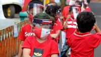 Program ini sebagai suatu upaya melawan penyebaran virus Corona di masyarakat dengan terus menyuarakan kampanye penggunaan masker bila ke luar rumah, menerapkan physical distancing (jaga jarak), serta rajin cuci tangan mengunakan sabun maupun hand sanitizer. Istimewa/Dok. JJI.